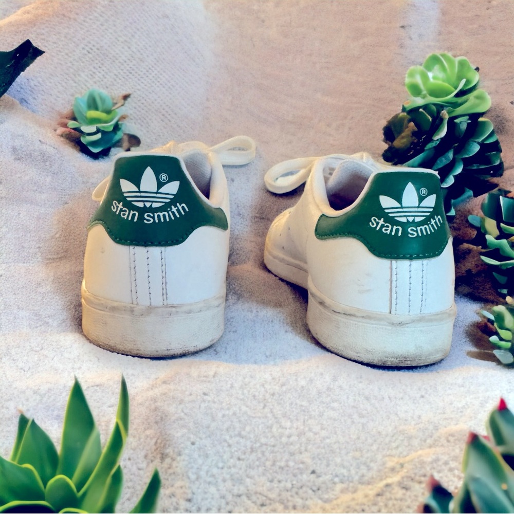 adidas Stan Smith White Green Women's Sneakers